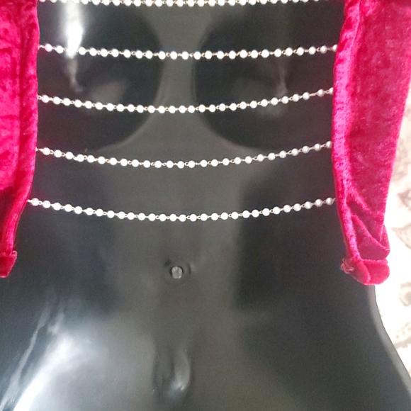 Velvet crop top - Picture 3 of 3